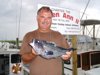 8-19 - Steve with 2.5 pound sea bass.