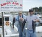 Keith and his father with 3-4 pound sea bass.