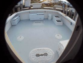 Huge cockpit on this charterboat